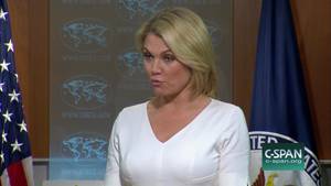 Heather Nauert Porn Motion - WATCH Nauert Rips Snarky Reporter Who Asked State Dept to Apologize for  Iraq War