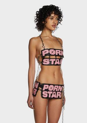 Chain Porn Star - Porn Star Chain Top â€“ Dolls Kill