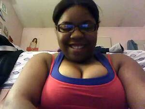 black nerd tits - Nerdy black BBW amateur in webcam masturbation video - black and ebony porn  at ThisVid tube