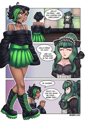 Cartoon Employee Porn - Ember Cool - Let's have a NEW employee! porn comic