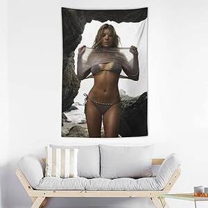 jessica biel nude beach - HUAFENG Hollywood Hottest Actresses Jessica Biel Sexy Beach Photo Poster  Polyester Wall Tapestry Art Picture Print Modern Family Bedroom Decor  Tapestries 40\