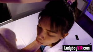 flat chest cocksucker - Flat chested asian ladyboy chick blowjob in her uniform - XVIDEOS.COM