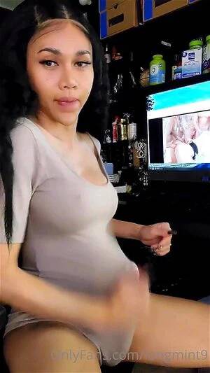 chinese shemale with big cocks - Watch Big dick asian shemale - Longmint, Long Mint, Tranny Porn - SpankBang