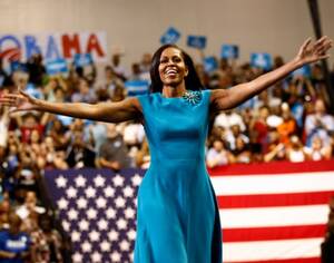 Michelle Obama Getting Fucked - Is Michelle Obama's hair in 'Jeopardy'? First Lady's appearance on quiz  show leads to questions about her coiffure â€“ New York Daily News