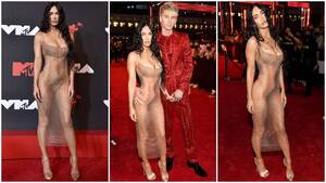 Megan Fox Cartoon Porn - Uorfi Javed wears a naked dress: Rihanna to Megan Fox, when stars nailed  this risque style statement. Watch | Fashion Trends - Hindustan Times
