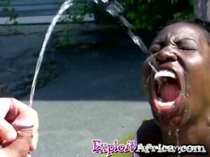 black teen drinking - Black Girl Drink Old Man Piss Videos - Free Porn Videos
