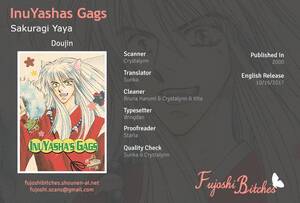 Inuyasha Yaoi Porn Doujin - Sakuragi Yaya] InuYasha's Gags â€“ InuYasha dj [Eng] - Gay Manga | HD Porn  Comics