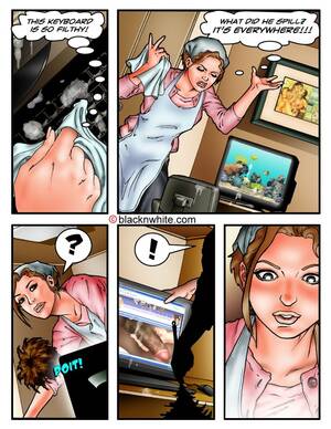 housewife toon porn - Housewife Jill discovers porn site and cant resist stroking her pussy to  cum - CartoonTube.XXX