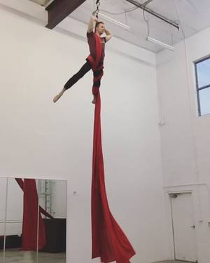 Aerial Silk Trapeze Porn - It's a hands-free, double front salto drop kind of day. Always an  adrenaline rush! by PLGRMS