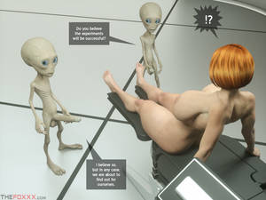 Alien Abduction Sexual Experiments - Batbabe Hentai 3D