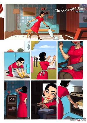 Housewife Cartoon Porn Comics - The Good Old Times porn comic - the best cartoon porn comics, Rule 34 |  MULT34