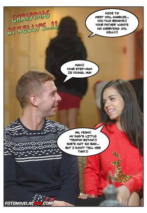 Bad Step Mom Captions Xxx - christmas fuck - sharing cock with stepmom - porn comics