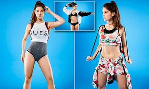 Amanda Cerny Pussy Ass - YouTube star Amanda Cerny stars in Guess fitness campaign | Daily Mail  Online