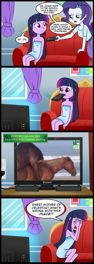 Mlp Porn Comics Sleep Over - but showing harcore porn on tv is.