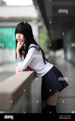 Japanese Schoolgirl School Uniform Sex - japanese asian schoolgirl Stock Photo - Alamy