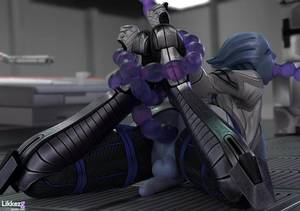 Liara Anal - Futanari Liara fucked by tentacles in mouth and anal hole by 3D Porn -  FPO.XXX