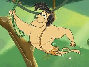 george of the jungle cartoon nude - George of the Jungle-Beetle Invasion-The Naked Ape Man episode 1