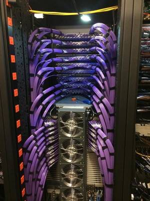 networking porn - Cable management and racking at the University of Alabama for the #SEC  Network