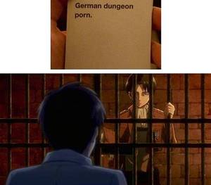 Anime German Dungeon - Cards against humanity x Snk German dungeon porn Ereri