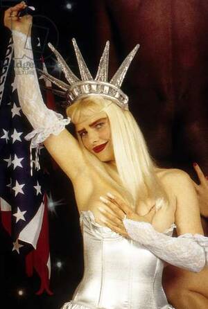 Cicciolina Porn Stars - Image of La Cicciolina (born Ilona Staller in 1951), Hungarian-born Italian  porn