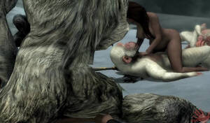 Baboon Tits - Baboon Monkey Fucks Hot Beauty From Skyrim