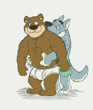 Gay Furry Bear Porn - krunchycroc: Husky and bear-Krunchycroc-