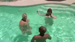 bbw pool boy - It's the pool boy's lucky day, he fucks 2 big white BBW chicks | xHamster