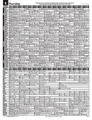 Bbc Chanel West Coast - 1 Thursday - Channel Guide Magazine
