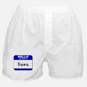 Dora The Explorer Sex Porn - hello my name is dora Boxer Shorts