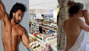 Amanda Cerny Tits - amanda cerny goes nude in supermarket after Ranvir Singh nude photoshoot