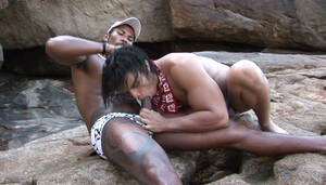 fucking on the beach in rio - Two beautiful muscular latinos exhibited on the beach of RIO gay porn video  on Bolatino