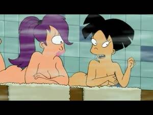 Futurama Porn Fry And Amy - Futurama - 7 times Amy was at least 40% naked - YouTube