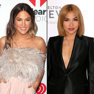 Chrissy Teigen Lesbian Porn - Becca Tilley Kisses Hayley Kiyoko at 'For the Girls' Party