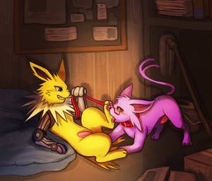 Jolteon Sex Gif - Jolteon X Espeon