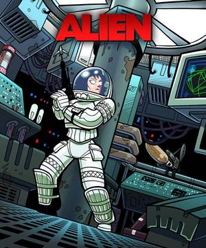 Alien 1979 Xenomorph Costume Porn - Canadian digital artist Ãve Bastrash makes beautiful movie-based artwork  and movie posters