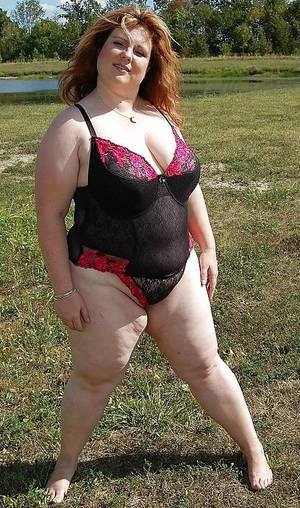 fat beautiful granny - Sexy mature outdoors