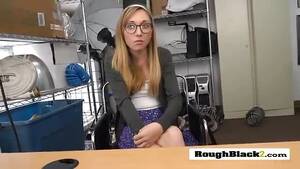 girl with glasses fucked - Office girl with glasses and smooth pussy fucks - BUBBAPORN.COM