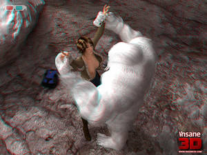 Alien Abduction Porn Wookie - Horny Bigfoot [anaglyph]
