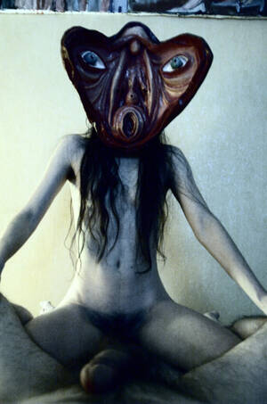 naked beach shemales - handmade mask âž½ 529 Original artworks, Limited Editions & Prints | Artmajeur