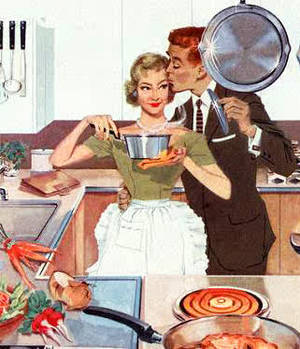 50s Bdsm - 1950s wife happy and cherished