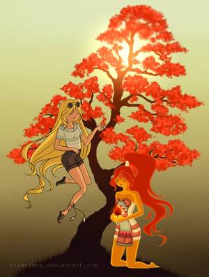 Adventure Time Ghost Princess Porn - Fionna and Flame Princess Hippie Style by Siraviena.deviantart.com on  @deviantART. Adventure Time GirlsAdventure Time ...