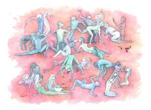 drawings of orgies - Orgy Drawing - Etsy Australia