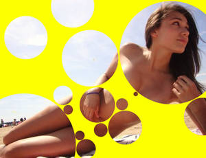 Beach Memes - yellow nose smile