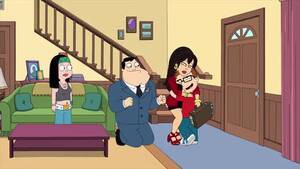 American Dad Qwen Porn - YARN | Betty Crocker bakes cakes. | American Dad! (2005) - S10E08 Now and  Gwen | Video clips by quotes | 39b1dd39 | ç´—