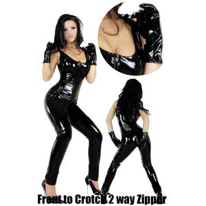 Black Suit Porn - halloween costumes for women Porn Low Bosom Performance disfraces Slim Fit  Black PU Onesie Fantasia cosplay QP021-in Anime Costumes from Novelty &  Special ...