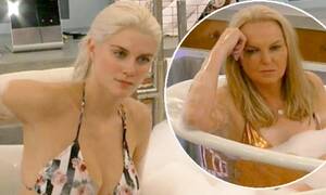 Jessica Simpson Shemale Porn - CBB PREVIEW: Busty Ashley James bathes in her bikini | Daily Mail Online