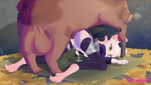 Anime Cat Blowjob - Cute cartoon cat girl takes big cock from behind