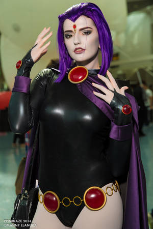 Cosplay Latex - Raven -Teen Titans cosplay