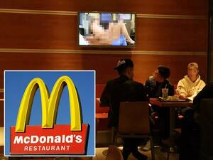Mcdonalds Porn - I'm Lovin' it: McDonald's shows PORN as TV gaffe serves customers an  X-rated side order - World News - Mirror Online