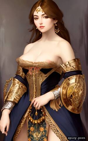 fantasy warrior hentai - AI Porn: artstation, elegant, realistic, medieval fantasy warrior, full  body â€“ AI Girls
